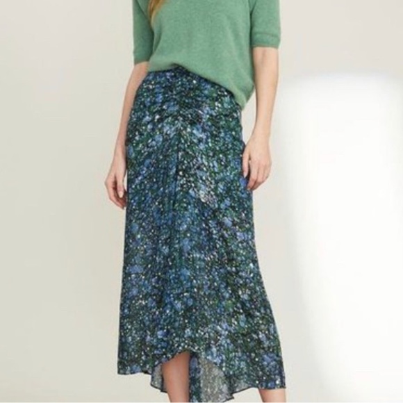 VERONICA BEARD Limani Printed Chiffon Midi Skirt - Picture 4 of 16